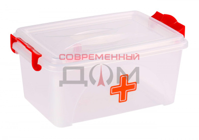 Контейнер "Аптечка" М7371, 4,5л, прямоугольный, с ручками